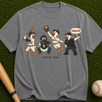Baseball Players Vintage Graphic Tee — 'Proud for Jesus' Christian Sports Shirt