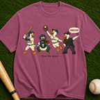 Baseball Players Vintage Graphic Tee — 'Proud for Jesus' Christian Sports Shirt