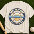 Baseball "Kingdom Baller" Led By The Spirit Graphic Tee