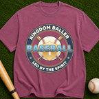 Baseball "Kingdom Baller" Led By The Spirit Graphic Tee