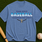 Team Jesus Baseball Champions for Christ Graphic Tee