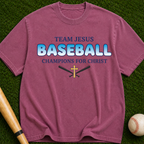 Team Jesus Baseball Champions for Christ Graphic Tee