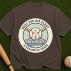 Built For His Glory Baseball "A Season of Grace" Christian Sports Tee