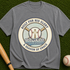 Built For His Glory Baseball "A Season of Grace" Christian Sports Tee