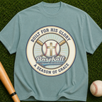 Built For His Glory Baseball "A Season of Grace" Christian Sports Tee