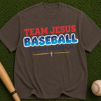 Team Jesus Baseball T-Shirt — Chosen Champion Christian Tee