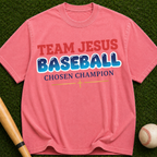 Team Jesus Baseball T-Shirt — Chosen Champion Christian Tee