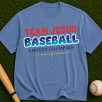 Team Jesus Baseball T-Shirt — Chosen Champion Christian Tee