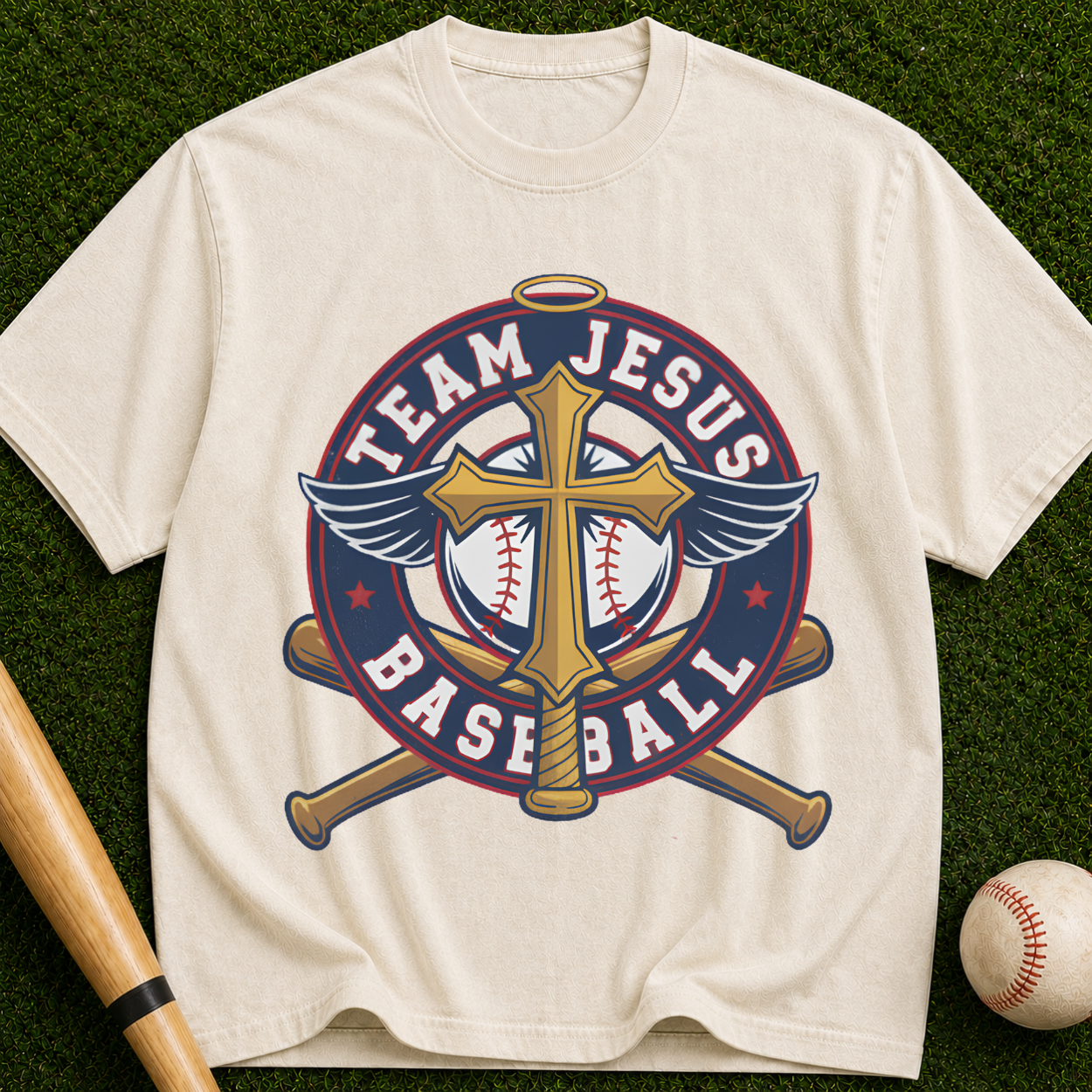 Team Jesus Baseball Graphic Tee