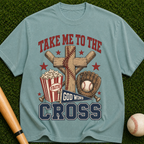 Take Me to the Cross T-Shirt — Christian Faith Baseball Design