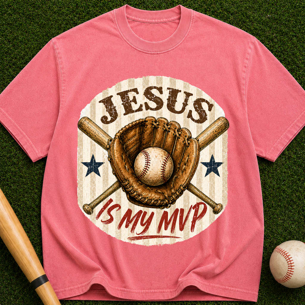 Jesus Is My MVP Baseball T-Shirt