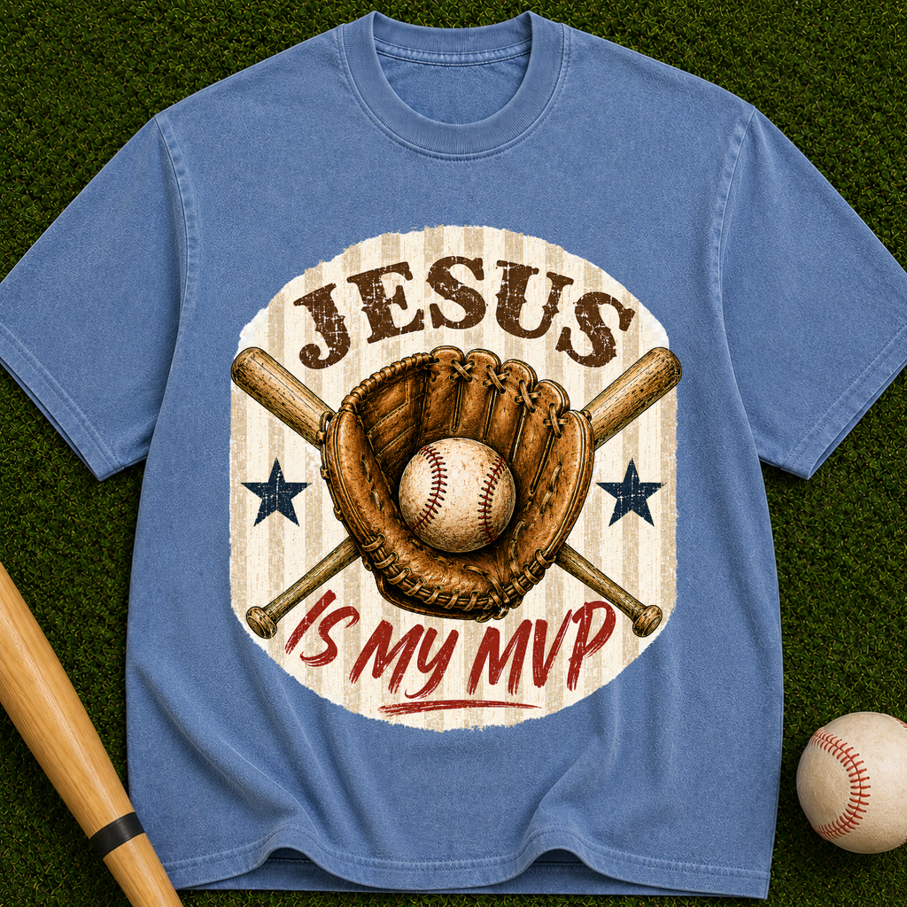 Jesus Is My MVP Baseball T-Shirt