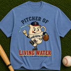 Pitcher of Living Water T-Shirt — Vintage Baseball Christian Tee