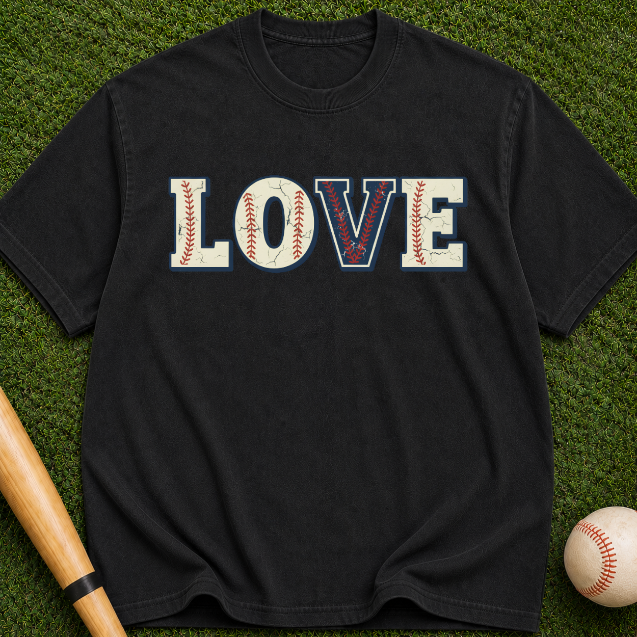 LOVE Graphic T-Shirt — Vintage Lettering Tee for Valentine’s & Everyday Wear