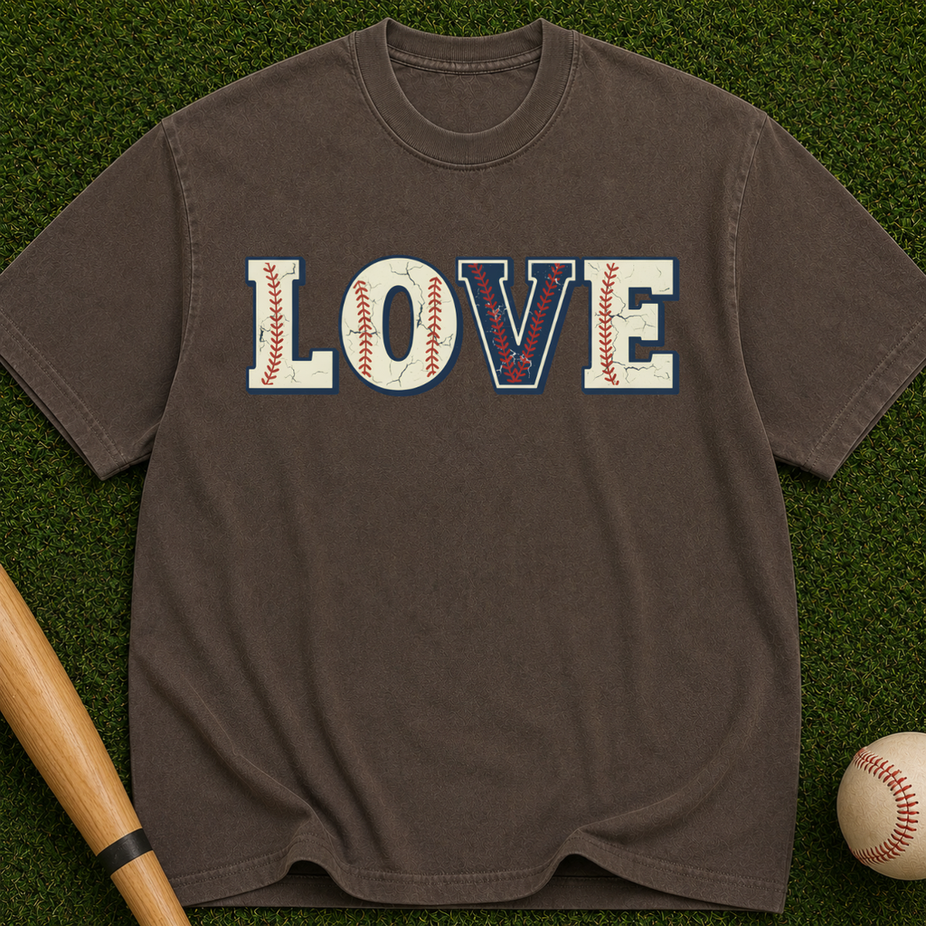 LOVE Graphic T-Shirt — Vintage Lettering Tee for Valentine’s & Everyday Wear