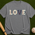 LOVE Graphic T-Shirt — Vintage Lettering Tee for Valentine’s & Everyday Wear
