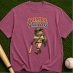 Bomba Batazos Baseball T-Shirt – Vintage Frog Batter Graphic