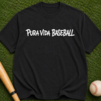 Pura Vida Baseball Tee – Vintage-Style Garment-Dyed T-Shirt