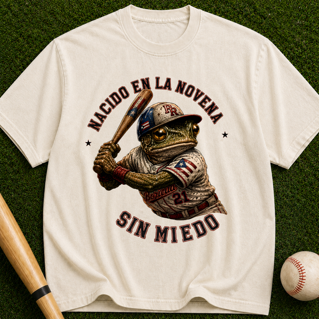 Sin Miedo Baseball  — "Nacido en la Novena" Vintage Graphic Tee