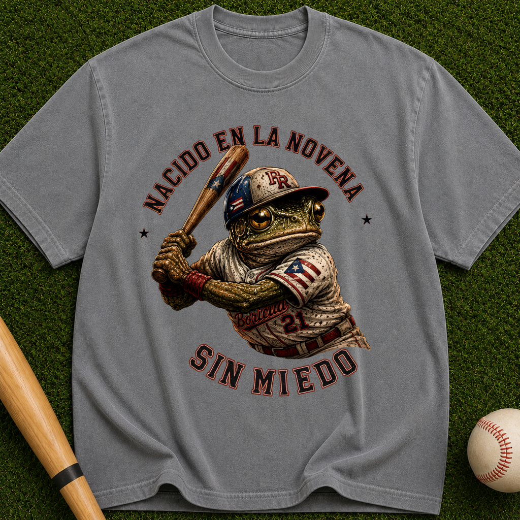 Sin Miedo Baseball  — "Nacido en la Novena" Vintage Graphic Tee