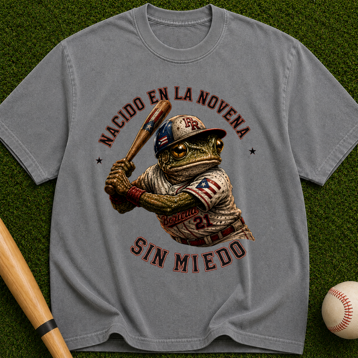 Sin Miedo Baseball  — "Nacido en la Novena" Vintage Graphic Tee