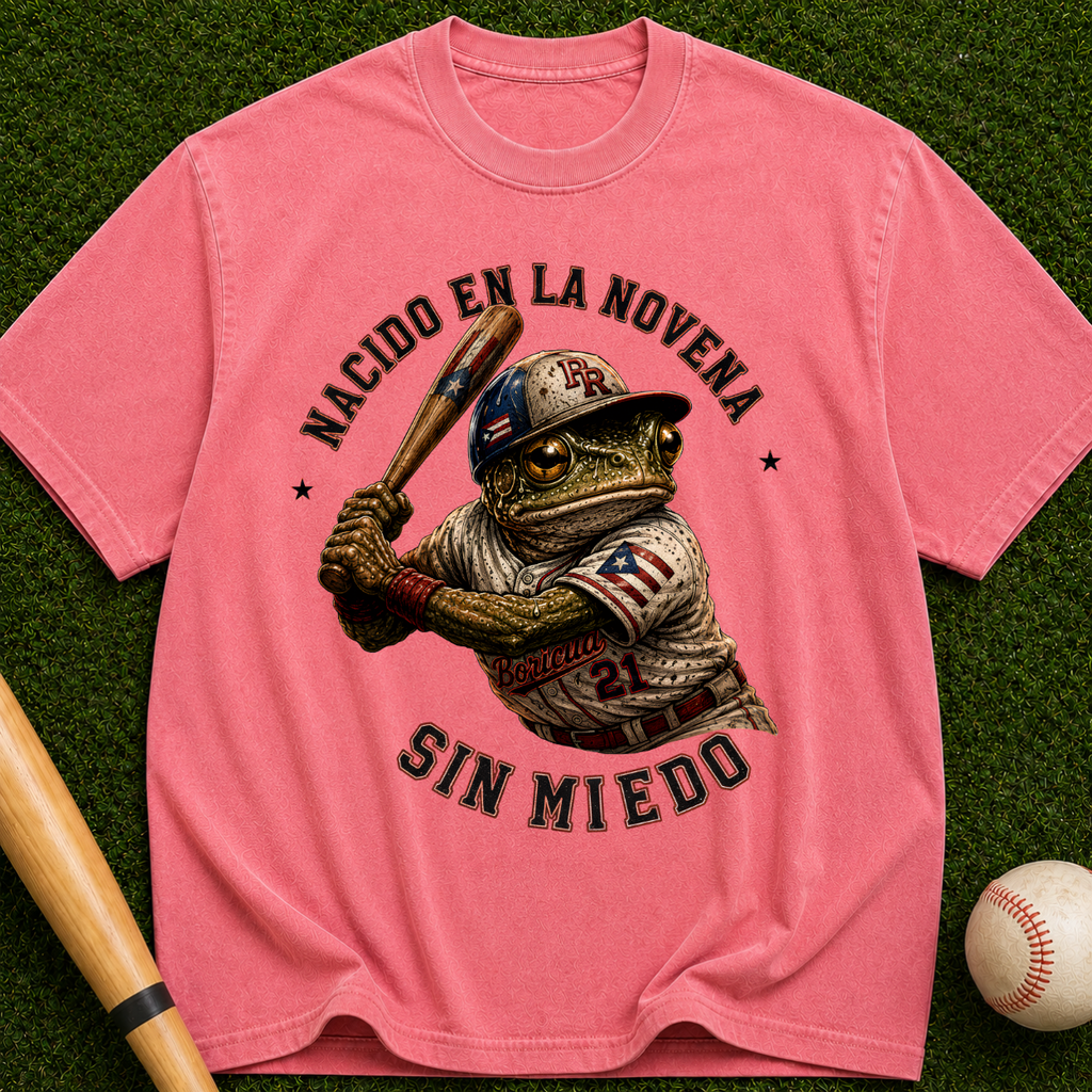 Sin Miedo Baseball  — "Nacido en la Novena" Vintage Graphic Tee