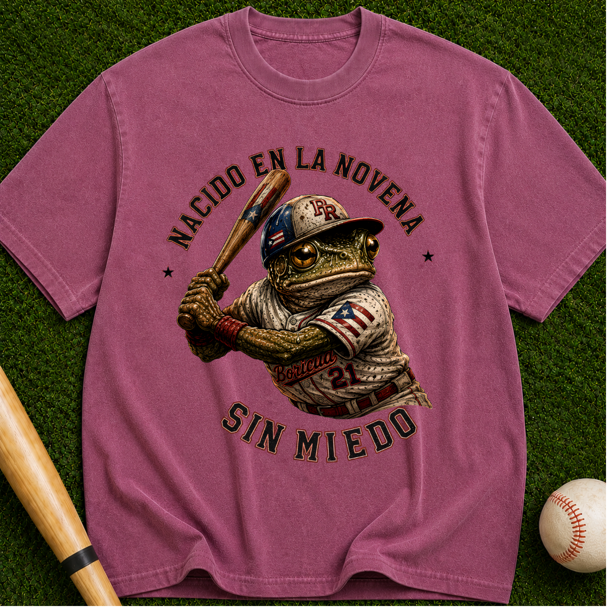 Sin Miedo Baseball  — "Nacido en la Novena" Vintage Graphic Tee