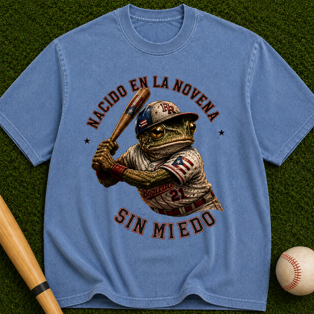 Sin Miedo Baseball  — "Nacido en la Novena" Vintage Graphic Tee