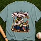 Platanos Baseball Frog — "Fueled by Platanos" Vintage Sport Tee