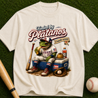 Platanos Baseball Frog — "Fueled by Platanos" Vintage Sport Tee