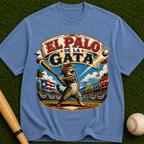 El Palo de la Gata Vintage Graphic T-Shirt — Retro Cat Baseball Design