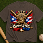 Taino Spirit Boricua Heart Puerto Rico Flag Graphic