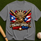 Taino Spirit Boricua Heart Puerto Rico Flag Graphic