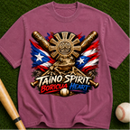 Taino Spirit Boricua Heart Puerto Rico Flag Graphic