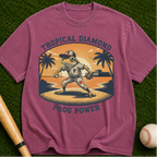Tropical Diamond — Retro Frog Graphic Tee