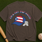 Isla del Encanto - Puerto Rico Flag Baseball Cap Graphic Tee