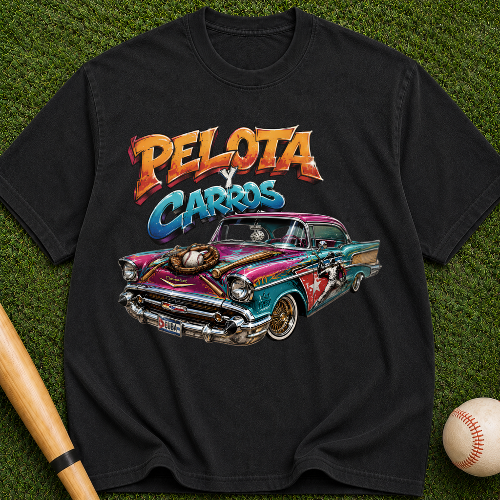 Classic Lowrider Car - "Pelota Cars" Vintage Auto Graphic Tee