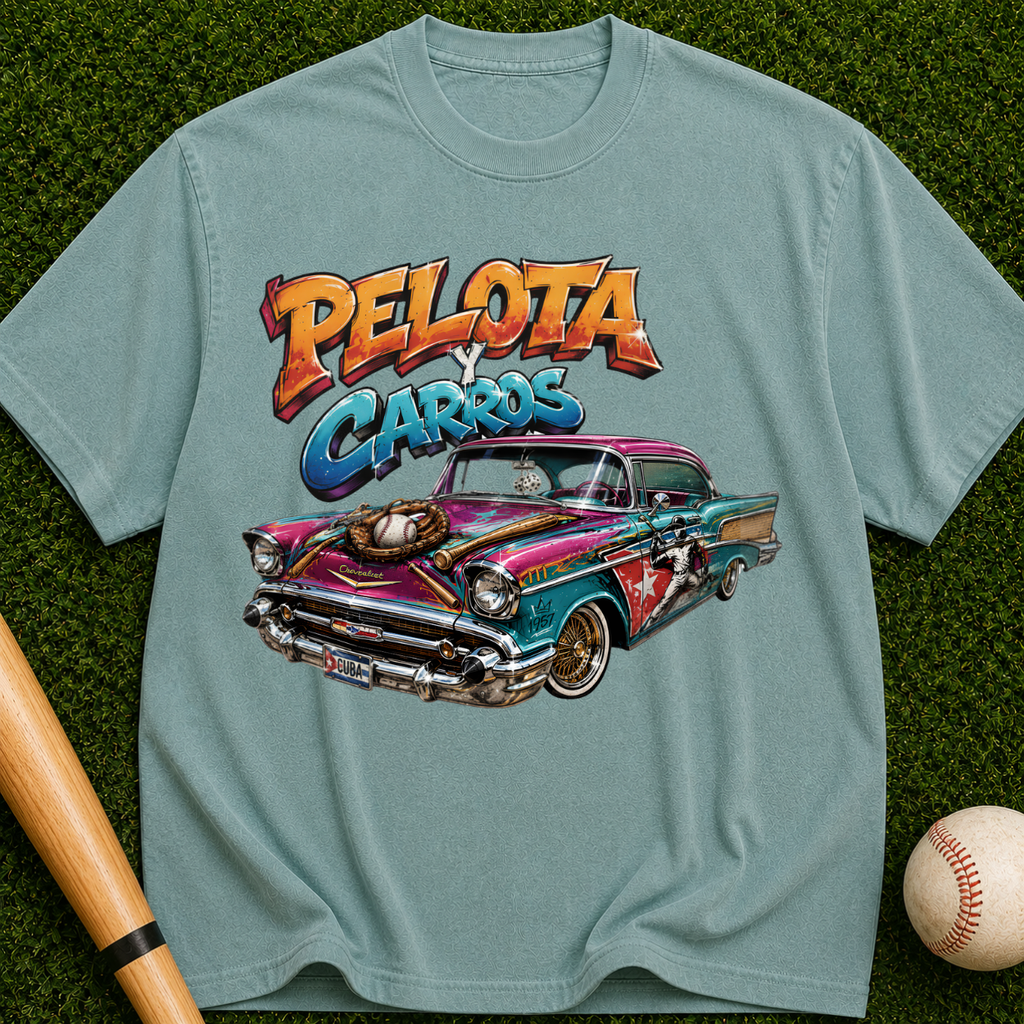 Classic Lowrider Car - "Pelota Cars" Vintage Auto Graphic Tee