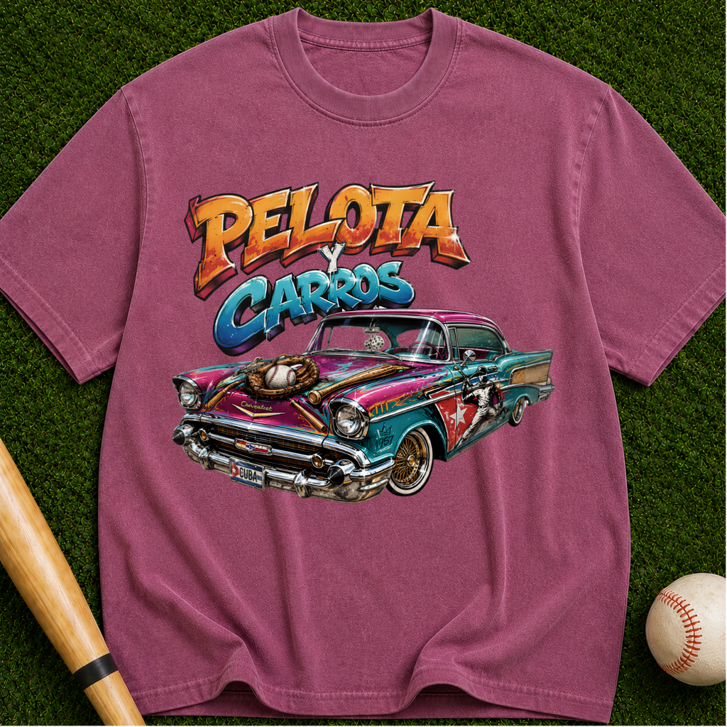 Classic Lowrider Car - "Pelota Cars" Vintage Auto Graphic Tee