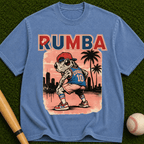 Rumba Baseball Graphic T-Shirt — Retro Palm Beach Vibe