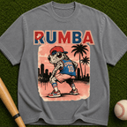 Rumba Baseball Graphic T-Shirt — Retro Palm Beach Vibe
