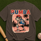 Rumba Baseball Graphic T-Shirt — Retro Palm Beach Vibe