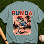 Rumba Baseball Graphic T-Shirt — Retro Palm Beach Vibe