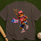 Baseball Frog Graphic T-Shirt — Vintage Streetwear Jersey Design