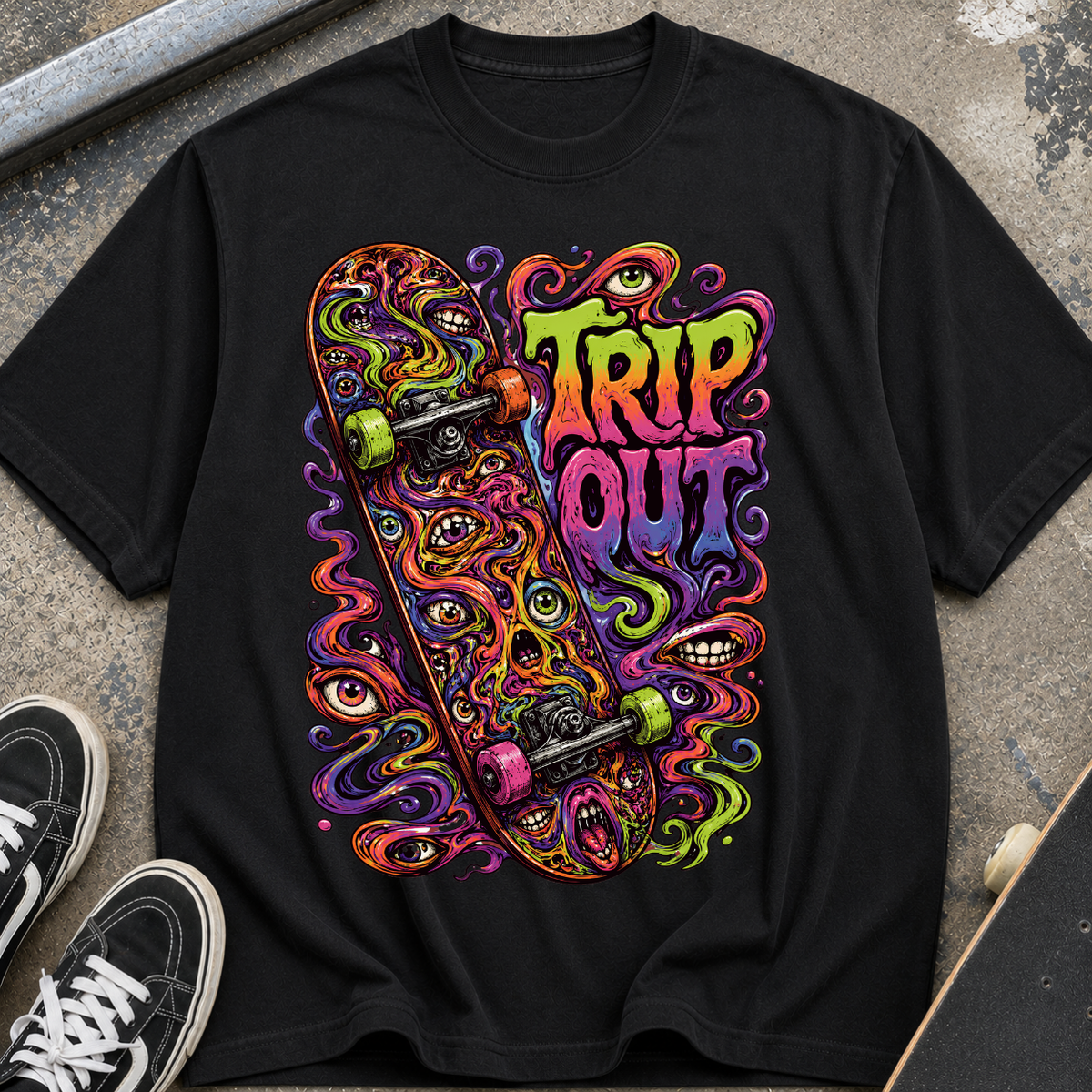 Trip Out Skateboard T-Shirt