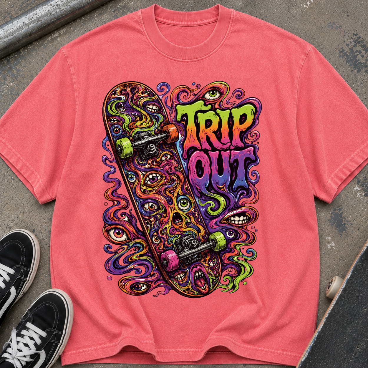 Trip Out Skateboard T-Shirt