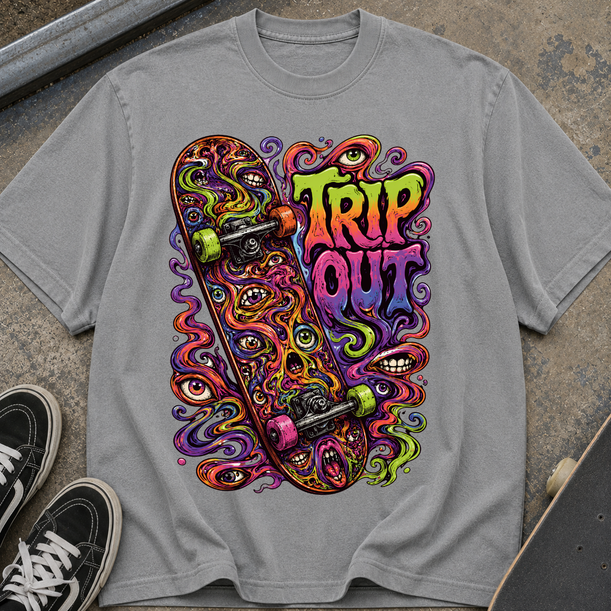 Trip Out Skateboard T-Shirt