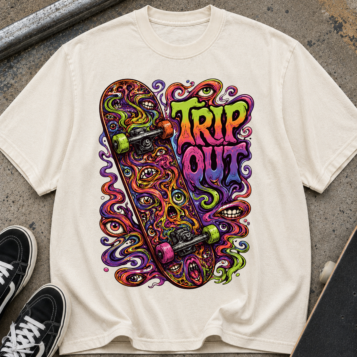 Trip Out Skateboard T-Shirt