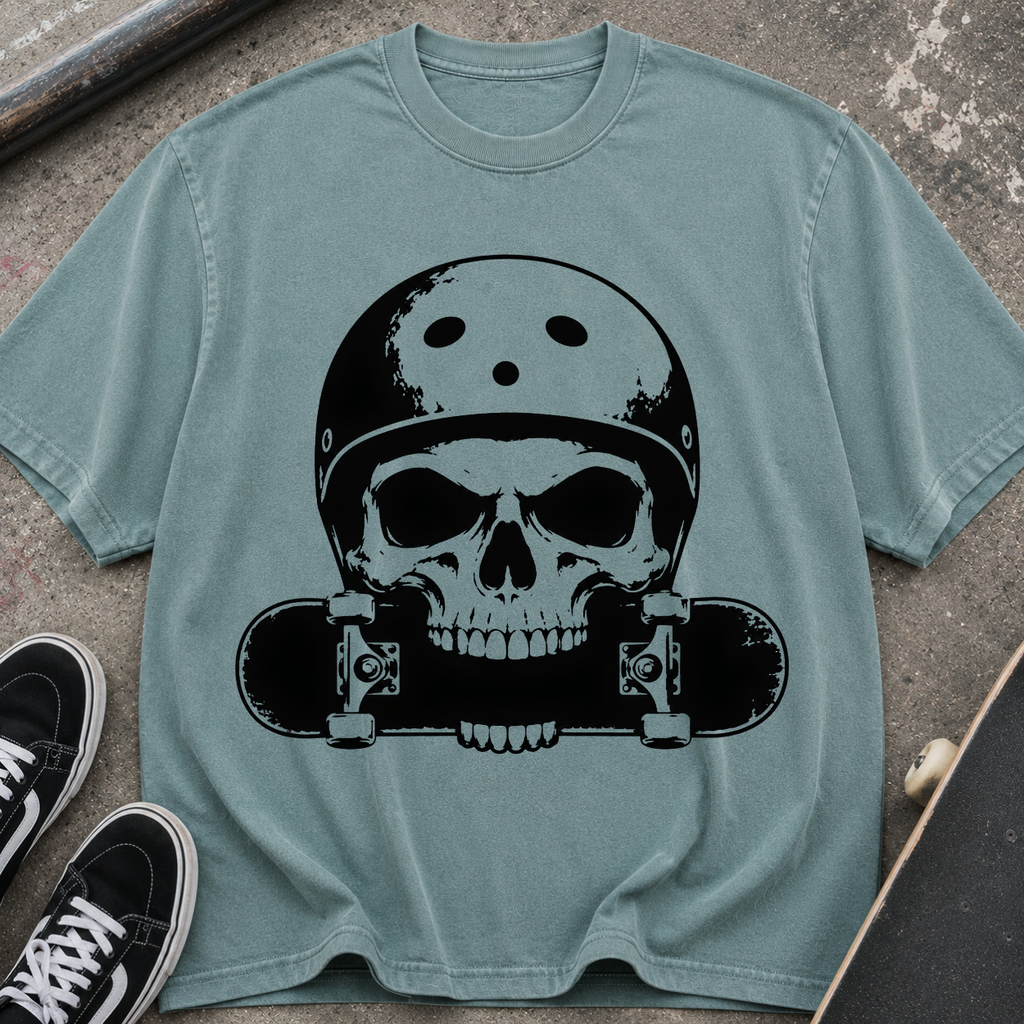 Skull & Skateboard T-Shirt