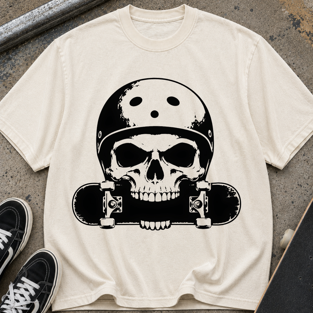 Skull & Skateboard T-Shirt